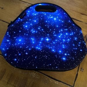 Galaxy Blue Insulated Lunch Tote